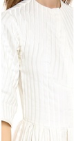 Thumbnail for your product : Ellery Aluminia Sheer Panel Shirtdress
