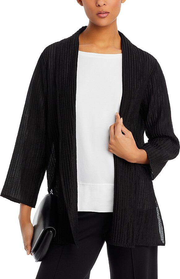 eileen fisher shawl collar jacket