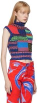 Thumbnail for your product : AGR Multicolor Patchwork Vest Turtleneck