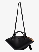Thumbnail for your product : Jil Sander black Sombrero small leather tote bag