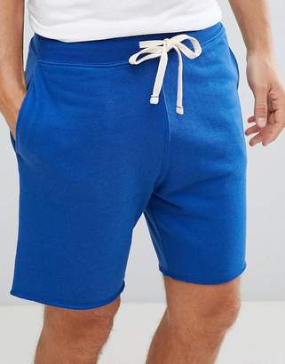 Pull&Bear jersey shorts in blue
