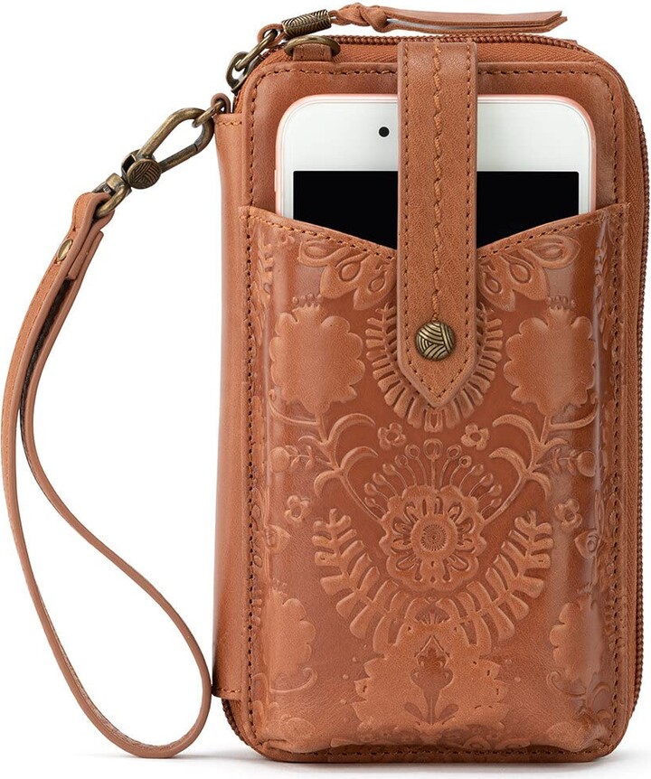 Smartphone Crossbody Bag, Leather Phone Purse