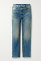 Thumbnail for your product : R 13 Courtney Distressed Slim-leg Jeans