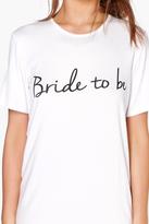 Thumbnail for your product : boohoo Lucy Bride To Be Bridal Nightie