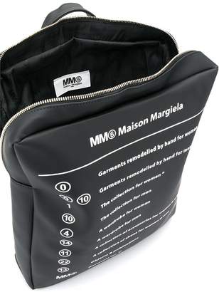 MM6 MAISON MARGIELA graphic print backpack