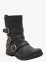 Thumbnail for your product : Torrid Moto Buckle Booties (Medium Width)