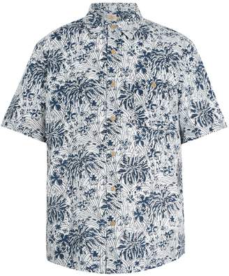 Faherty Coast poppy-print cotton shirt