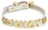 Thumbnail for your product : Juicy Couture Signature Juicy Leather Bracelet