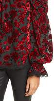 Thumbnail for your product : The Kooples Floral Devore Off the Shoulder Top