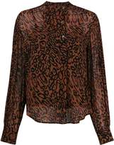 Thumbnail for your product : Calvin Klein leopard print shirt