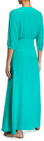 Thumbnail for your product : Hansine Athena Maxi Wrap Bohemian Dress