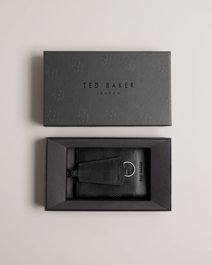 Ted Baker Passport Holder And Keyring Gift Set in Black ShopStyle Wallets