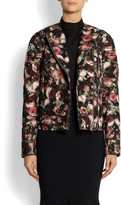 Thumbnail for your product : Givenchy Roses print boiled wool-blend jacket