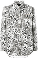 Philipp Plein - chemise à imprimé animalier - women - coton - M