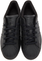 Thumbnail for your product : adidas Black Superstar Sneakers