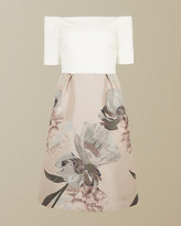 Thumbnail for your product : Ted Baker CATHIEY Woodland off the shoulder dress