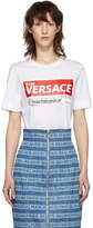 Thumbnail for your product : Versace White Tabloid T-Shirt