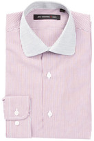 Thumbnail for your product : John Varvatos Micro Stripe Contrast Collar Shirt (Big Boys)