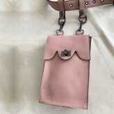 Thumbnail for your product : L2r The Label L2R THE Double Clip Belt Bag In Rescued Pink Leather