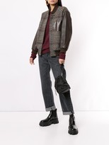 Thumbnail for your product : Issey Miyake Pre-Owned 1980's Chest Logo Plaid Bomber