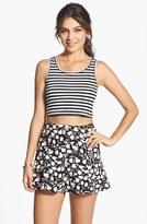 Thumbnail for your product : Lush Print Flared Skirt (Juniors)