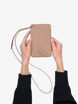 Thumbnail for your product : Prada Logo Plaque Phone Case