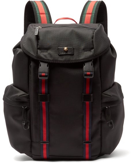 black gucci backpack mens