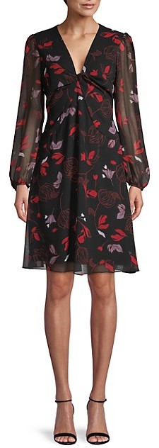 dvf front twist dress