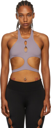 Airbrush Enso cutout soft-cup stretch sports bra