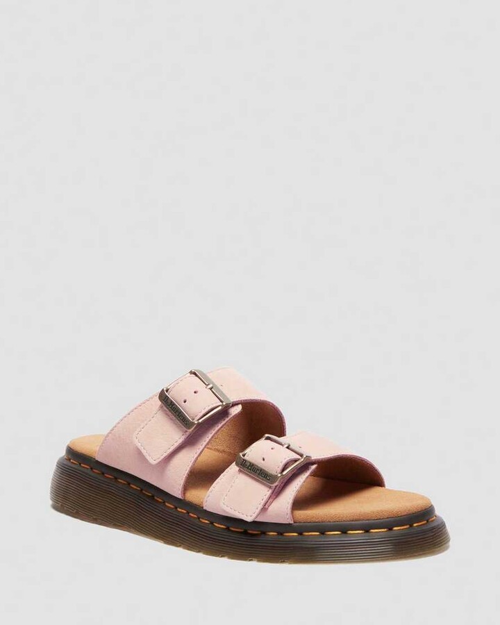 Dr. Martens Josef Nubuck leather slide sandals