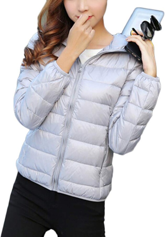 lightweight womens puffer jacket