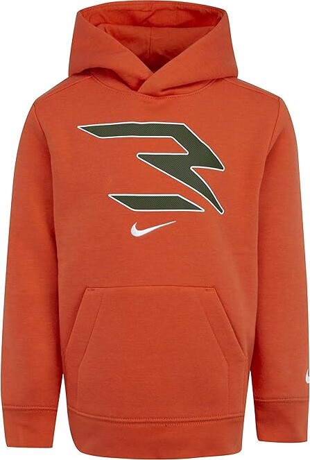 Zip Hoodie Orange Nike Hoodie Boys Nike 3BRAND Kids RW3