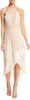 Thumbnail for your product : LIKELY Lorimer Sheer Mesh Lace Midi Dress