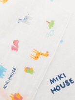 Thumbnail for your product : Mikihouse Animal-Print Motif Two-Piece Towel Set