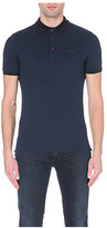 Thumbnail for your product : Burberry Striped-collar cotton-piqué polo shirt - for Men