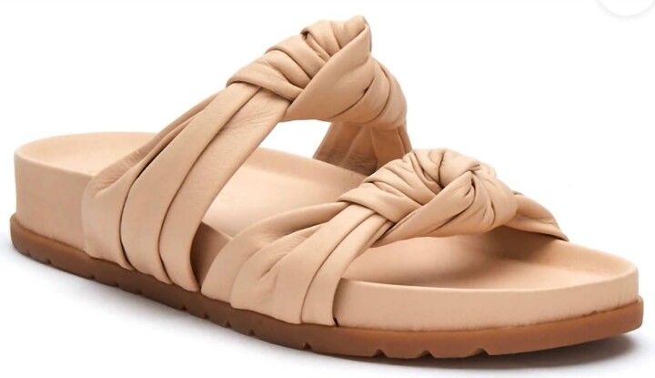 Nude Leather Braided 2 Strap Sandals by Matisse - Tulum - Miss Monroe  Boutique
