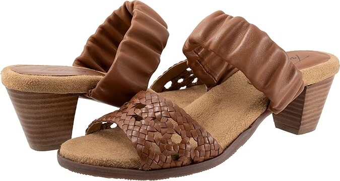 Trotters Mae Women's Sandals Luggage : 8.5 M (B), Leather
