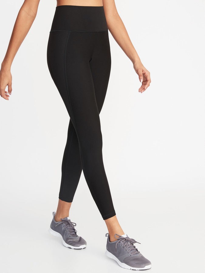 Old Navy High-Waisted Elevate Built-In Sculpt 7/8-Length Compression  Leggings For Women - ShopStyle