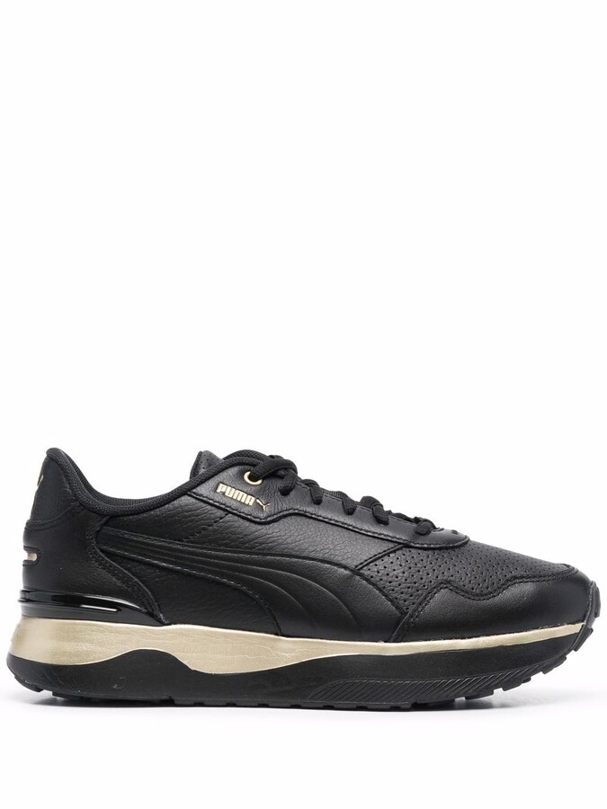 puma black leather