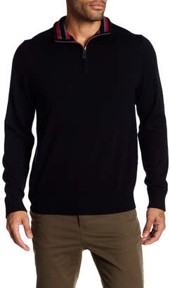 Tailorbyrd Washable Wool Quarter Zip Sweater