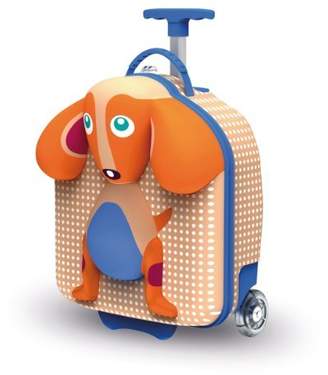 Oops Little Helper 3D Hi-moulded 2-in-1 Character Trolley Suitcase and Backpack in Cute Dog Design 25 litres Multicolour 31001.00