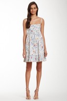 Thumbnail for your product : RED Valentino Printed Sleeveless Ruffle Hem Dress