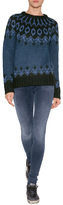 Thumbnail for your product : Golden Goose Wool Blend Patterned Knit Pullover