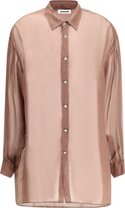 Darkpark park Silk Women's Blouse