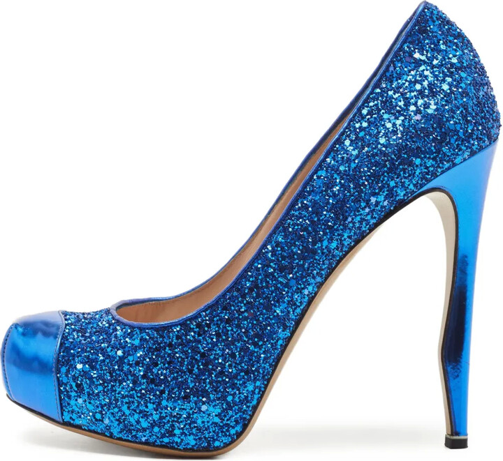 Nicholas Kirkwood Pre-Owned 120mm Glitter-Embellished Platform Pumps