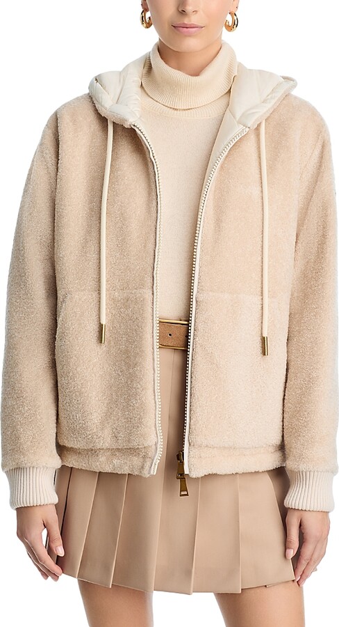 Moncler Zip Up Hooded Cardigan