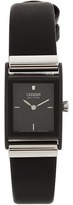 Thumbnail for your product : Citizen EW9215-01E Eco-Drive Stainless Steel Leather Strap Watch Dress Watches