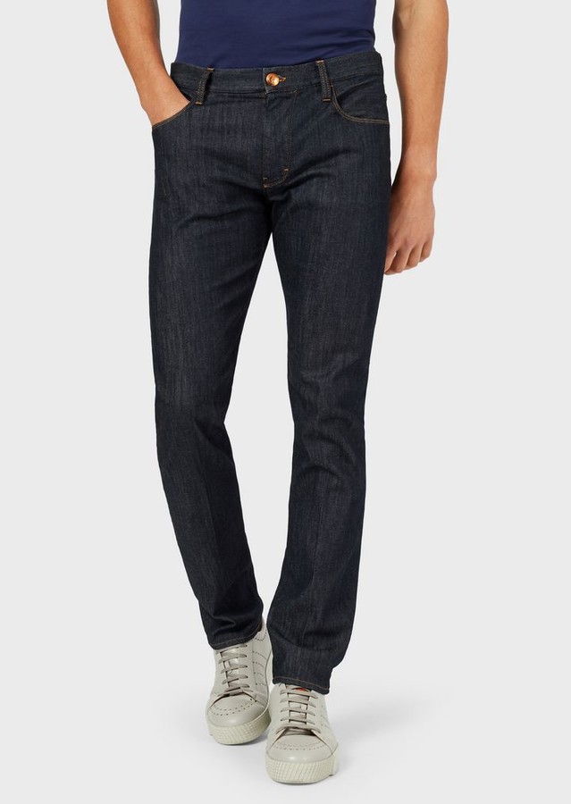 armani tapered fit jeans