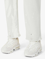 Thumbnail for your product : LES TIEN Relaxed-fit high-rise cotton-jersey jogging bottoms