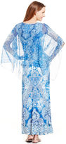 Thumbnail for your product : Style&Co. Printed Batwing-Sleeve Maxi Dress